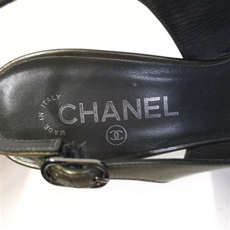 chanel patent leather slingback|Chanel slingbacks.